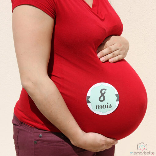 Sticker for Sale avec l'œuvre « Femme enceinte  Lot d'autocollants de  liste de choses à faire pour la grossesse pour le carnet de mémoire ou le  journal de bord du planificateur